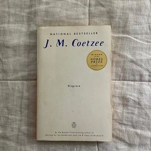 Disgrace by J.M. Coetzee - Paperback - Nobel Prize Winner